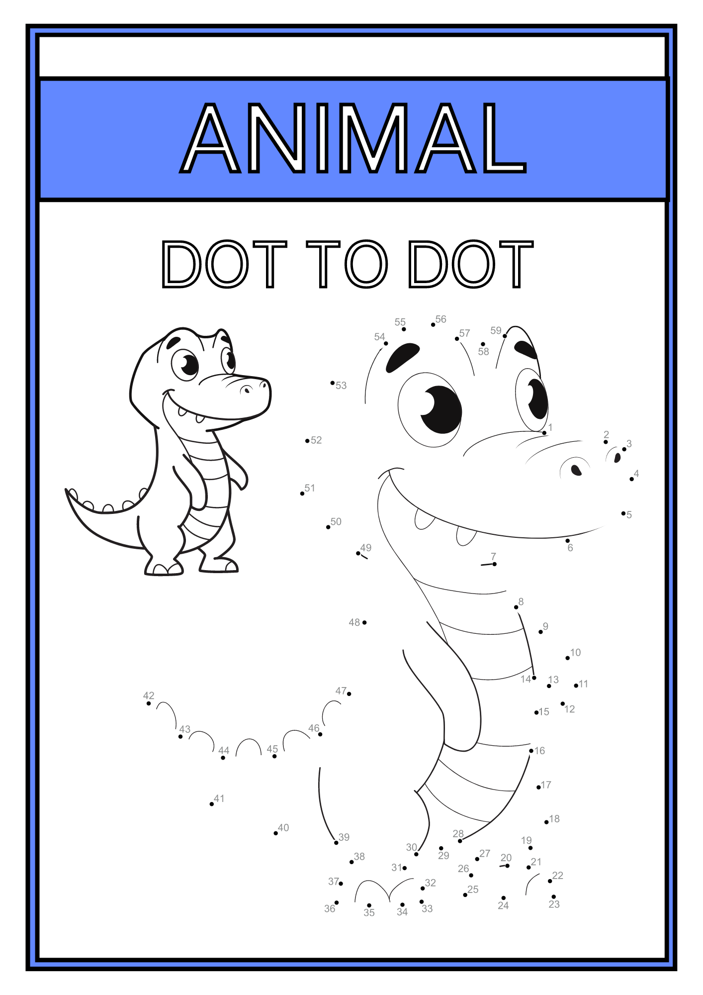 You are currently viewing Animal Dot to Dot