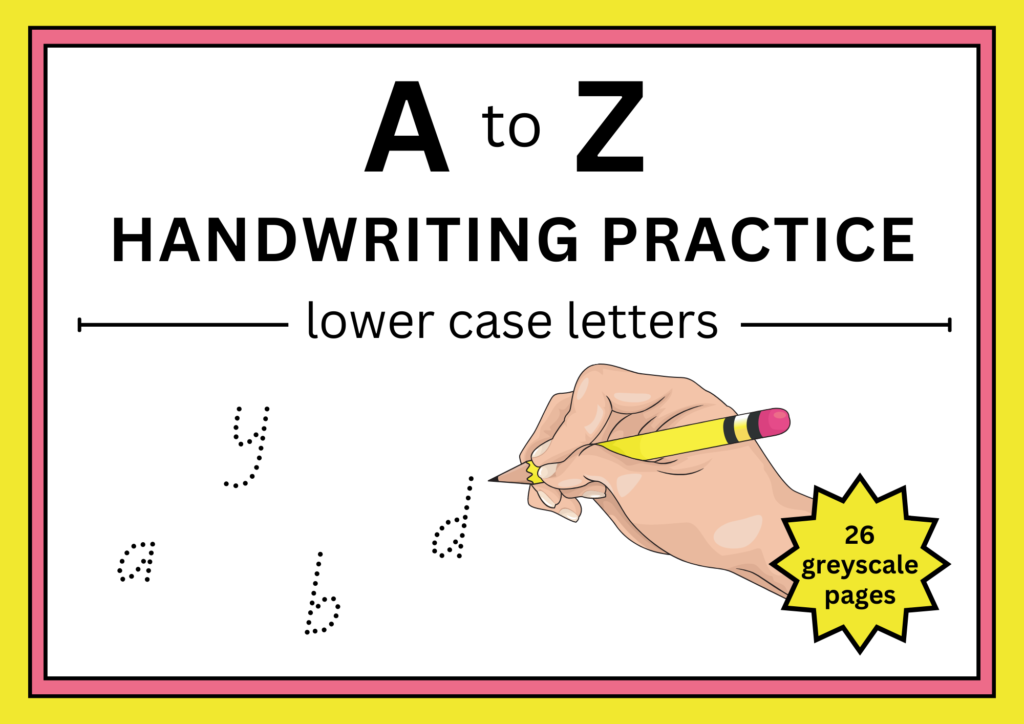 Lower Case Alphabet Letter Tracing Worksheets