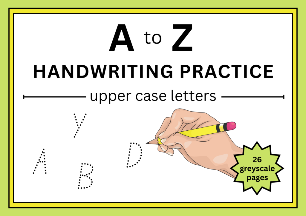 Upper Case Alphabet Letter Tracing Worksheets